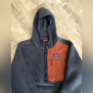 Patagonia Retro X Pile Half Zip Pullover Hoodie Men’s Size Small
